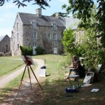 Schildervakantie Normandie met Atelier Liesbeth van Keulen, schilderen bij de abdij de la Lucerne Schildervakantie Normandie met Atelier Liesbeth van Keulen, schilderen bij de abdij de la Lucerne