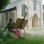 Schildervakantie in Normandie door Atelier Liesbeth van keulen, schilderen bij abdij De la Lucerne Schildervakantie in Normandie door Atelier Liesbeth van keulen, schilderen bij abdij De la Lucerne